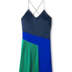 CUSHNIE Pleaded Slip Dress NWT